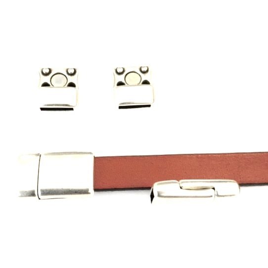 Fermoir aimant� 10X 2.5mm, ouverture facile sur les c�t�s