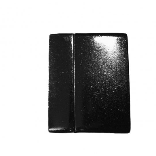 Fermoir aimant en tain plaqu en 4  coulurs pour cuir 30mm