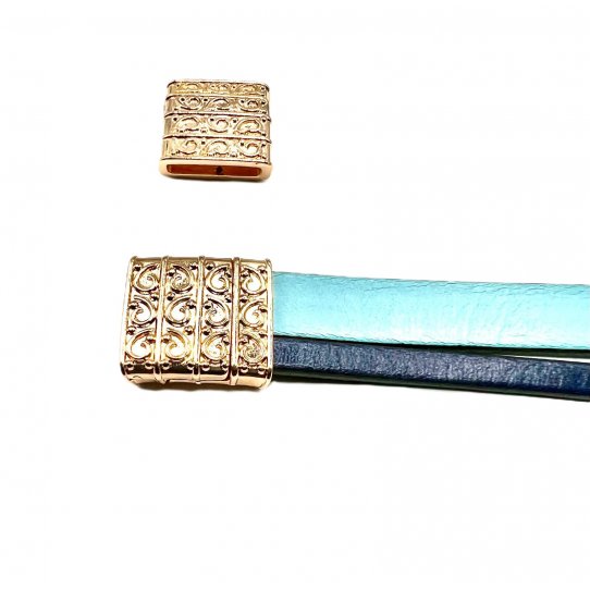 Fermoir aimante en tain pour cuir 15mm