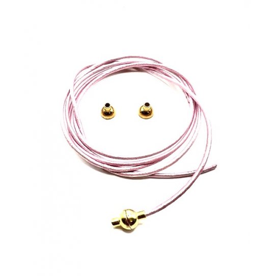 Fermoir aimant pour cordon rond de 2mm 