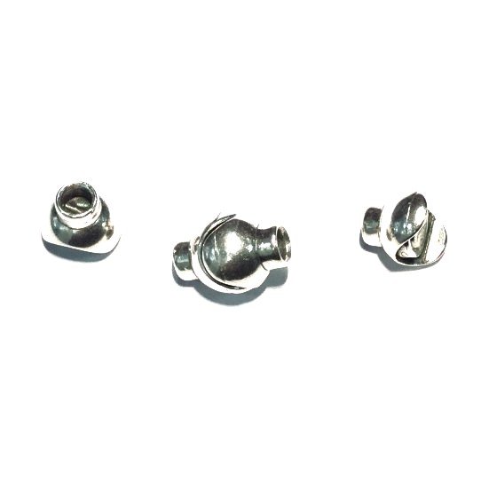 Fermoir aimant pour cuir rond 4mm