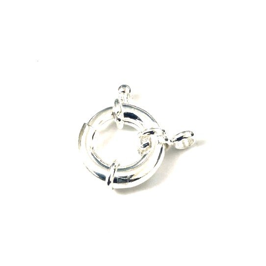 Fermoir Boue  15mm, plaqu 10mic. Argent, 1Mic Or en France