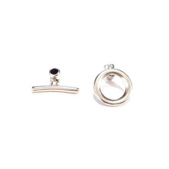 Fermoir T pour cuir rond 5mm-Exclusivité IDIL