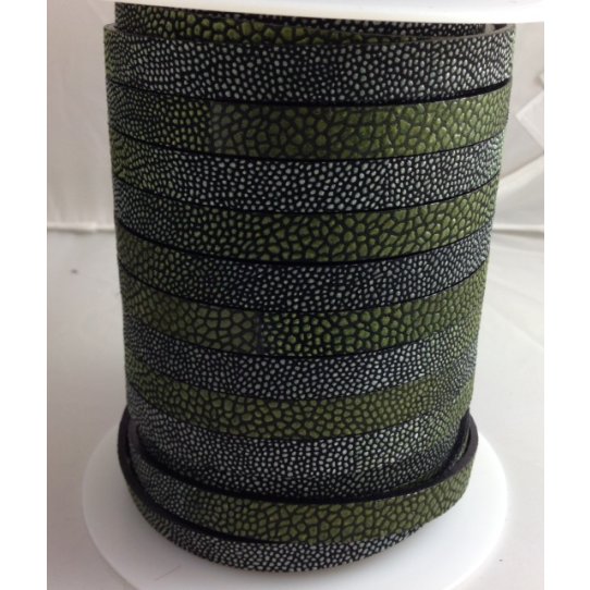 Fish line leather (Galuchat style) to 10mm