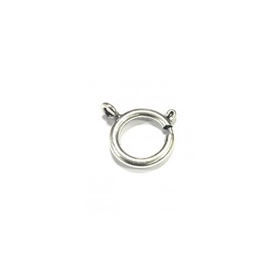 Grand fermoir  ressort 18mm argent antique ou dor