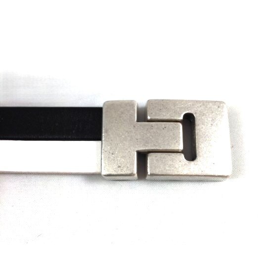 H shapped zamak clasp 20 mm