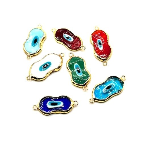 Intercalaire mauvaise oeil en laiton dor