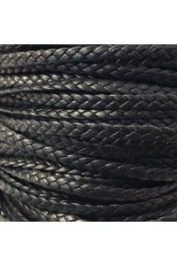 Lamb braided leather 3mm-jewerly quality