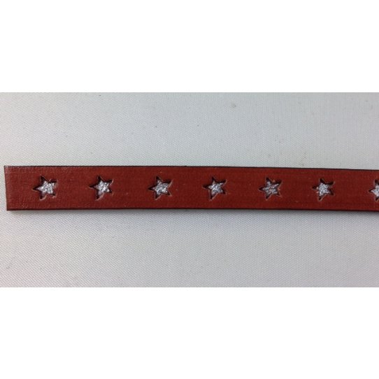 Leather 10mm inlaid star