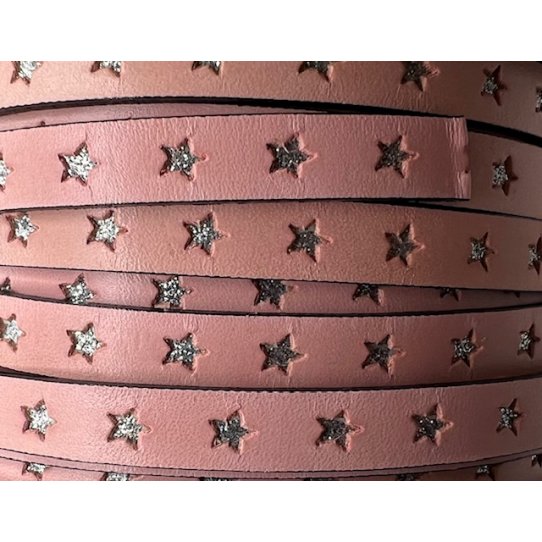 Leather 10mm inlaid star