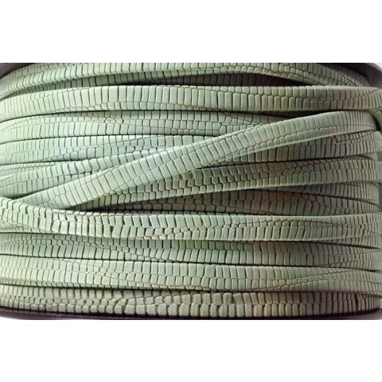 Leather exclusivity Idil lizard pattern to 5 mm