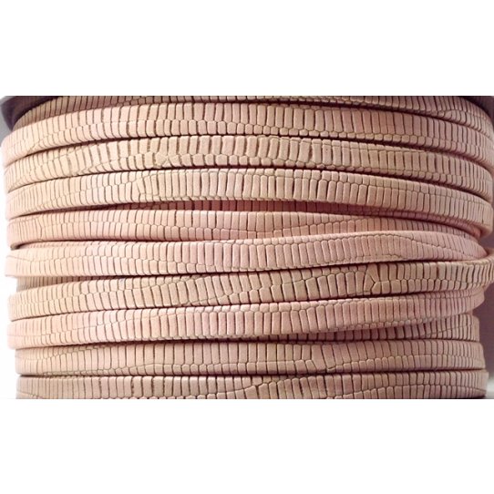 Leather exclusivity Idil lizard pattern to 5 mm