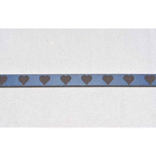 Leather laser 5mm heart