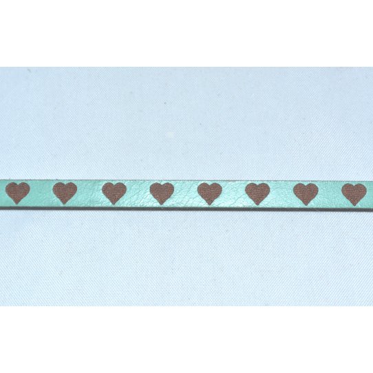 Leather laser 5mm heart