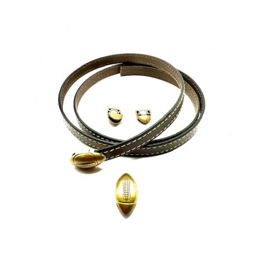 Magnetic clasp 10mm Rugby ball