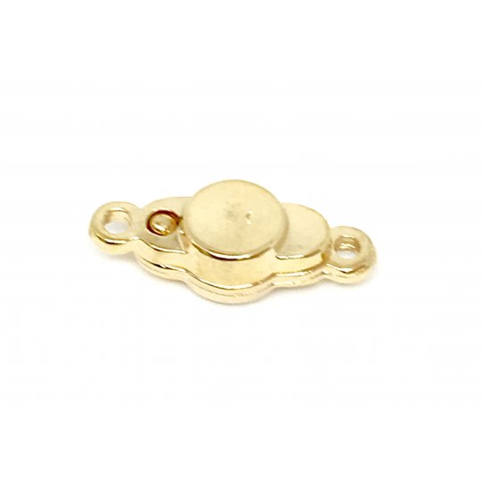 Magnetic clasp with 2 rings