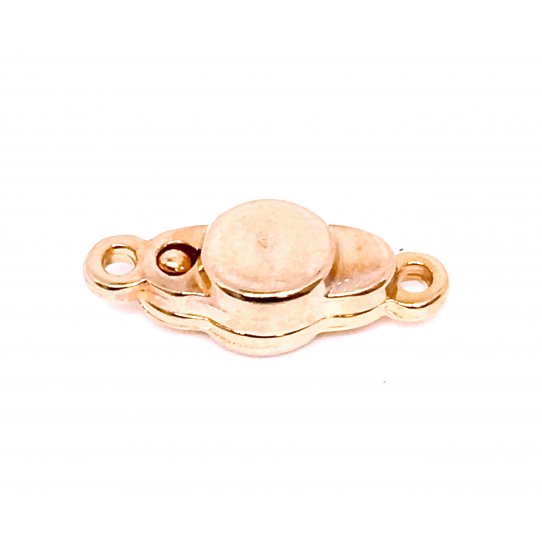 Magnetic clasp with 2 rings
