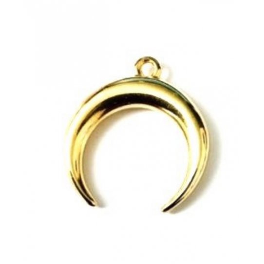 Os ou lune avec anneau 23mm, argent ou or