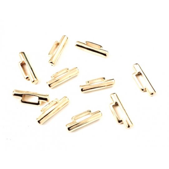 Passant 6mm en zamac plaqu argent