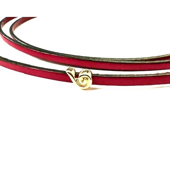 Passant vague 3mm en dor ou en argent antique