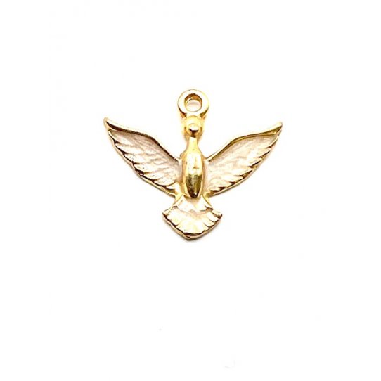 Pendant anka (oiseau phnix) maill 13x 18.6mm