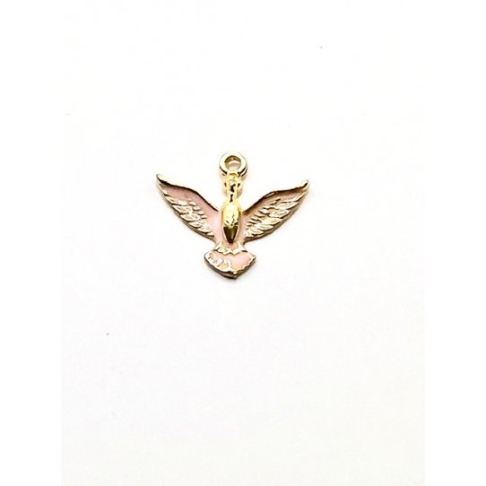 Pendant anka (oiseau phnix) maill 13x 18.6mm
