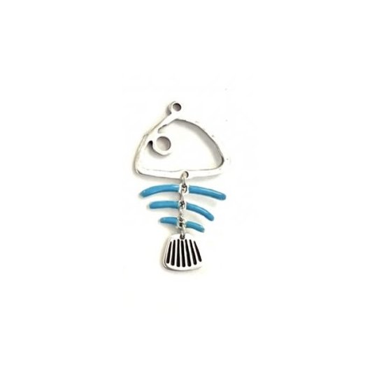 Pendant petit poisson maill