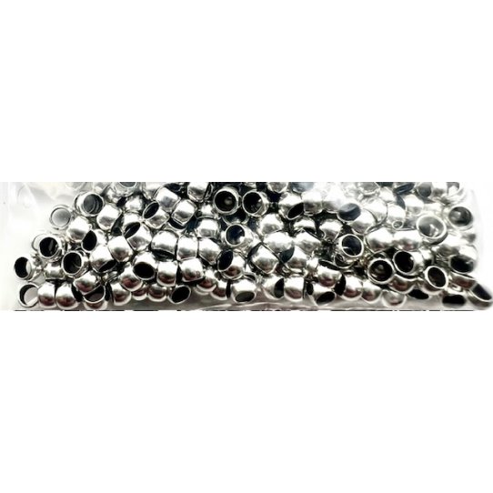 PERLES A ECRASER 2.4 MM argent,arg ant , or rose ou or
