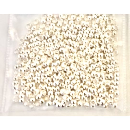 Perles  ecraser 2.80mm trou : 1.10mm-4 couleurs