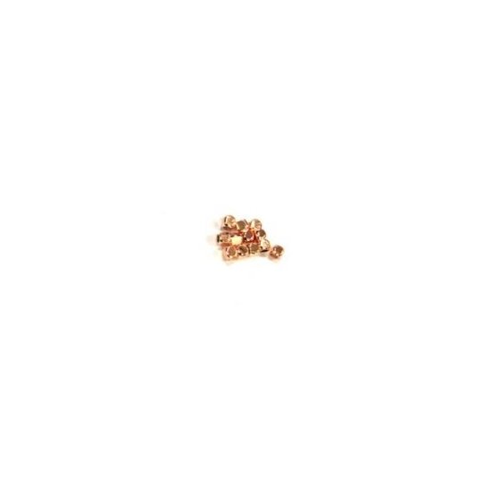 petit cube arrondi en laiton 2x2 mm plaqus en France, 3 couleurs