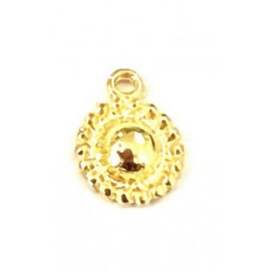 Petit pendant mdaille milieu bomb