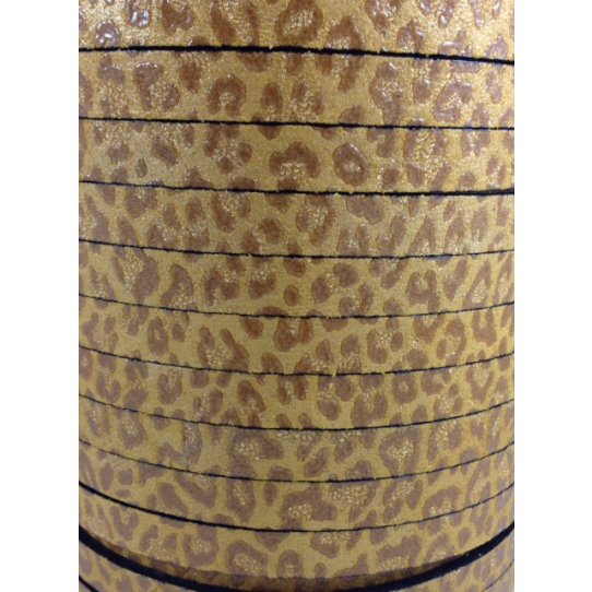 Print cheetah leather 10mm