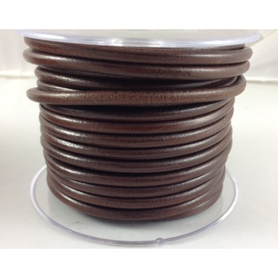 Round leather 4mm