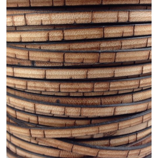 Vintage leather (old appearance) cork pattern 5mm