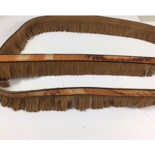 Cuir avec frange ou cuirs spéciaux-pendants - intercalaire en cuir