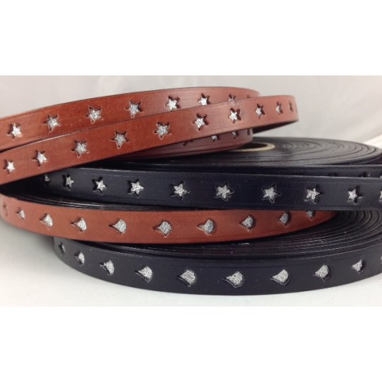 Cuir avec motif incrust