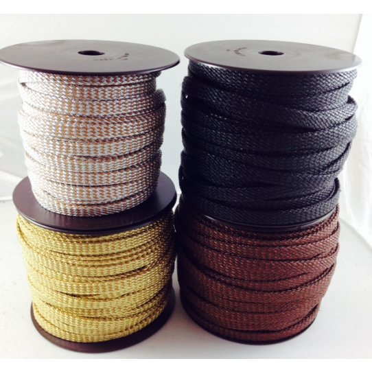Cuir macramé satiné 10mm