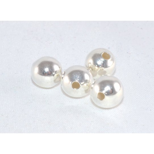 perles en metal 8 et 9mm de diamètre