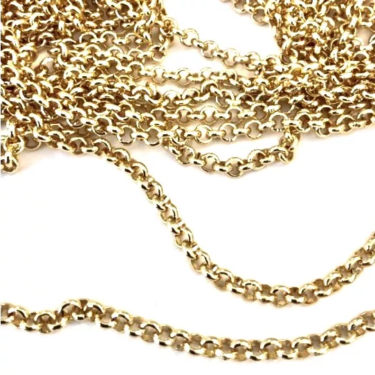 Chaine en aluminium doré-petite taille