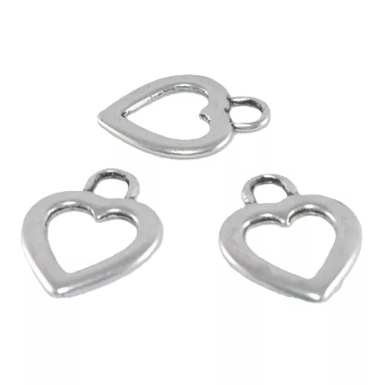 Pendant coeur evidé