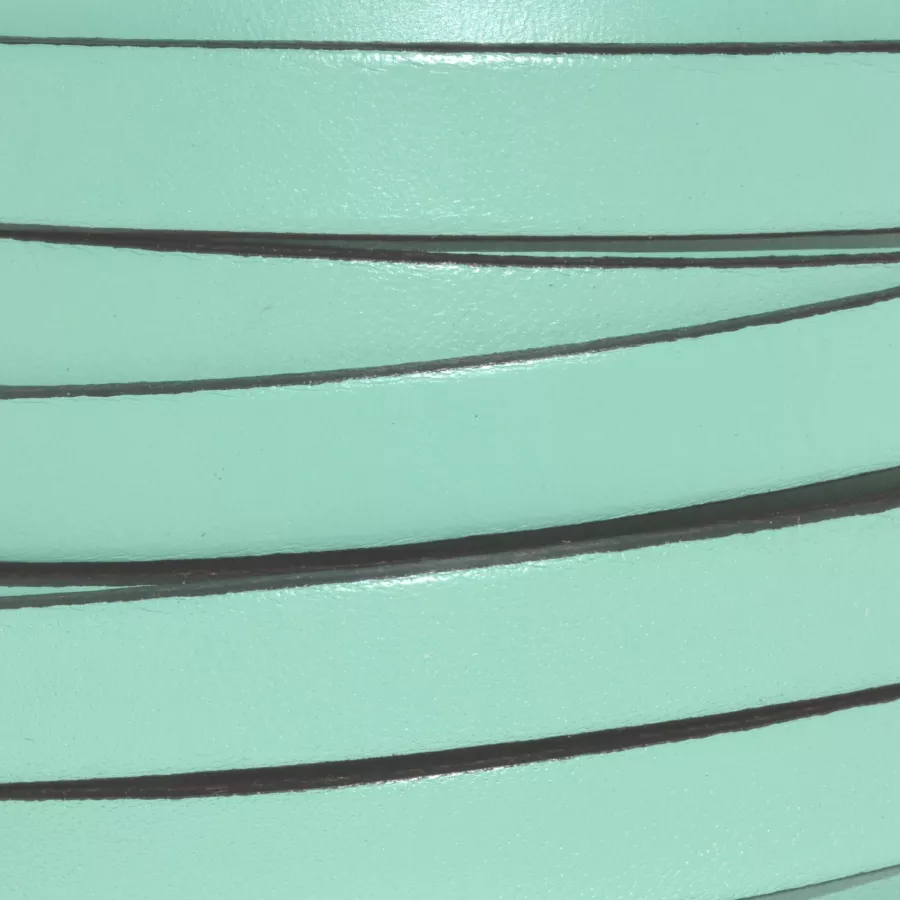 Cuir de Veau 10mm - Vert d'eau