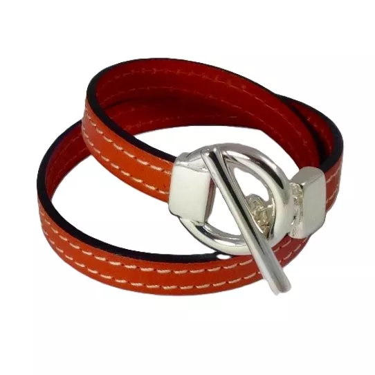 Fermoirs Cuir plat 10mm, ARGENT VIF 10 MICRONS PLAQUE EN FRANCE ou OR - Argent