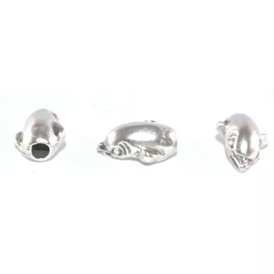 Embout de finition tête de dauphin pour cuir 3mm