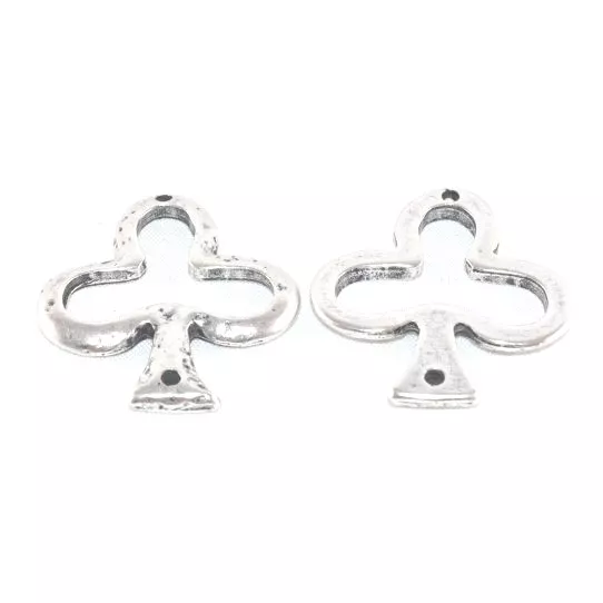 Grand trèfle en intercalaire avec 2 trous