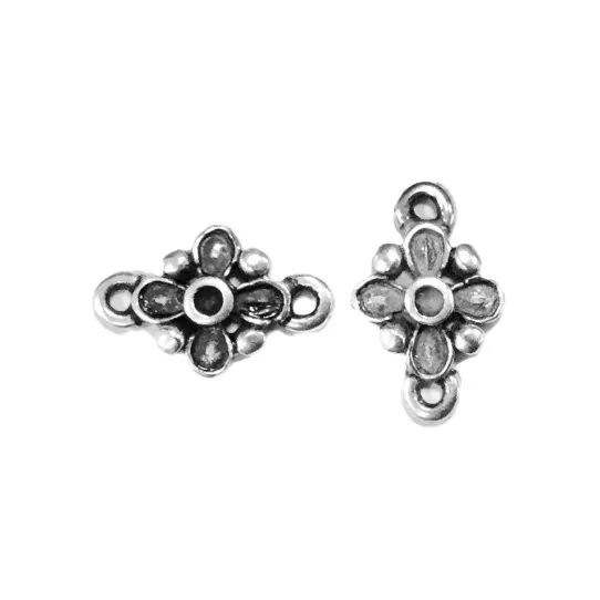 Intercalaire fleur avec 2 anneaux