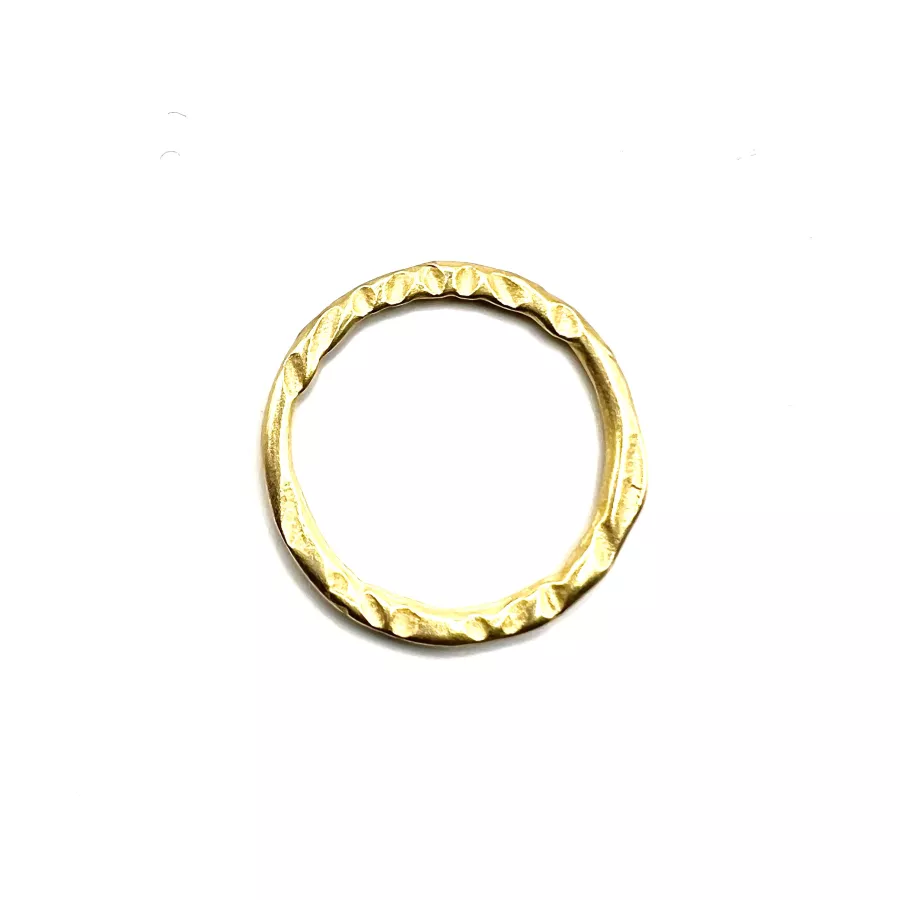 Cercle doré à l'or fin 24 carat  22mm