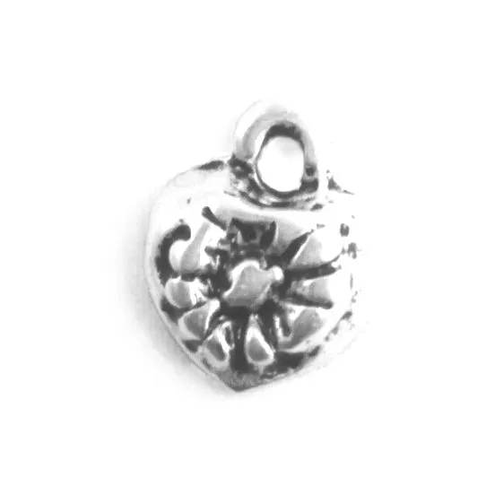Pendant coeur avec motif