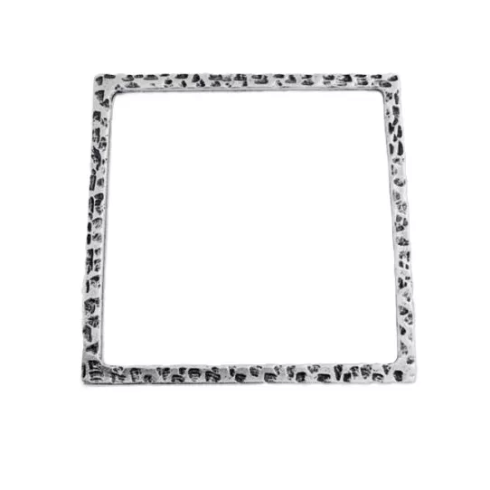 grand cadre carré martelé 47.50mm