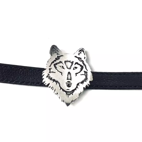 Passant tête de Loup pour cuir 10 mm
