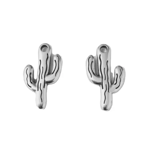 15 Pendants cactus, double face